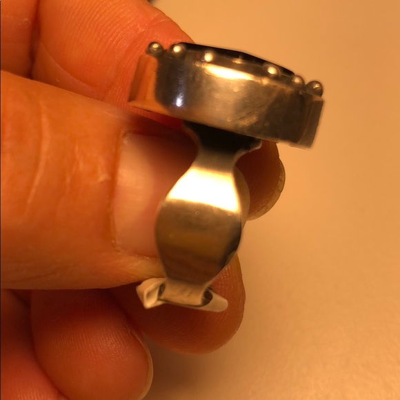 Black onyx 925 Ring - Picture 3 of 3